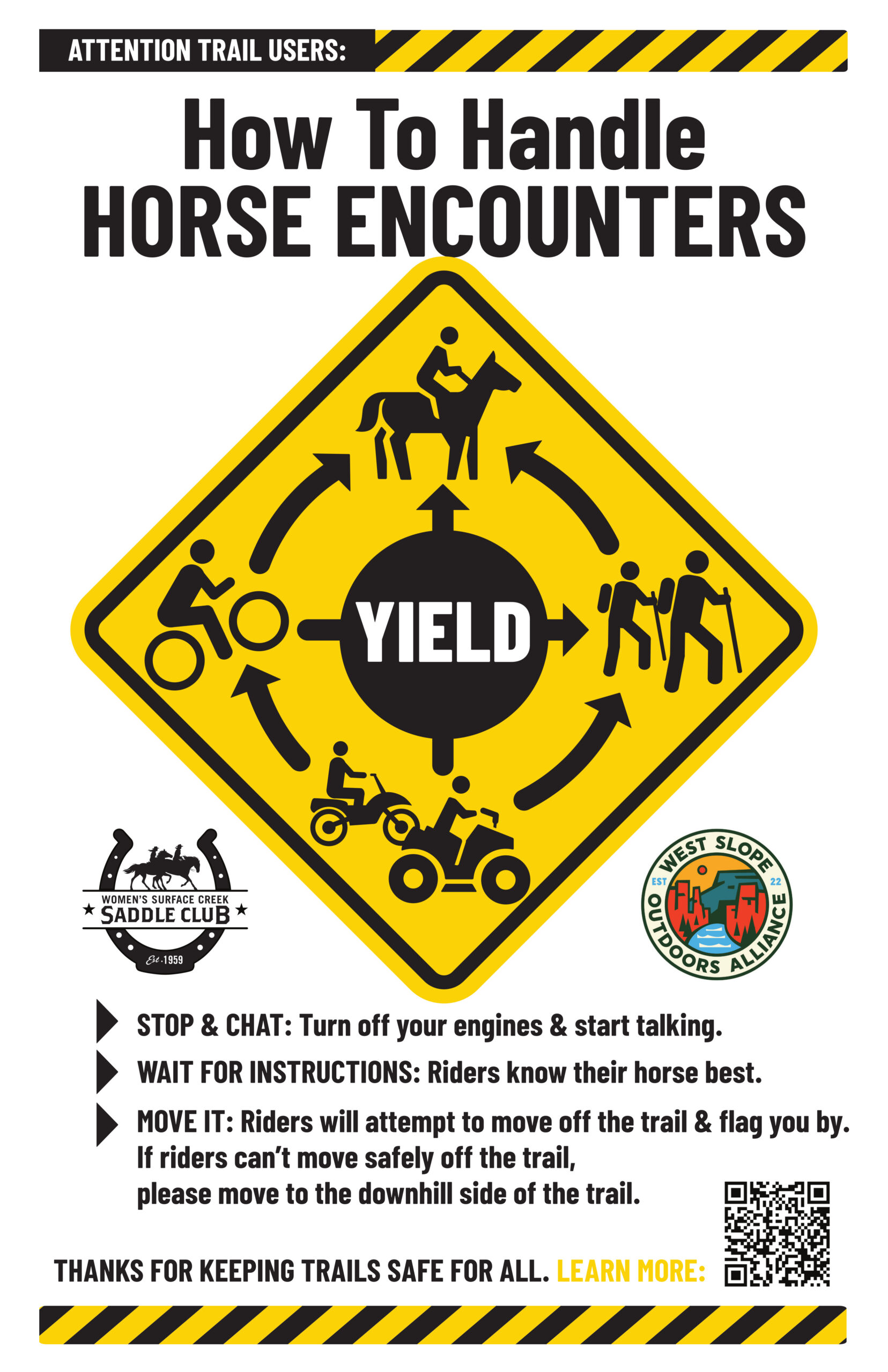 WSCSC OHV Yield Sign+Url WSCSC OHV Yield Sign